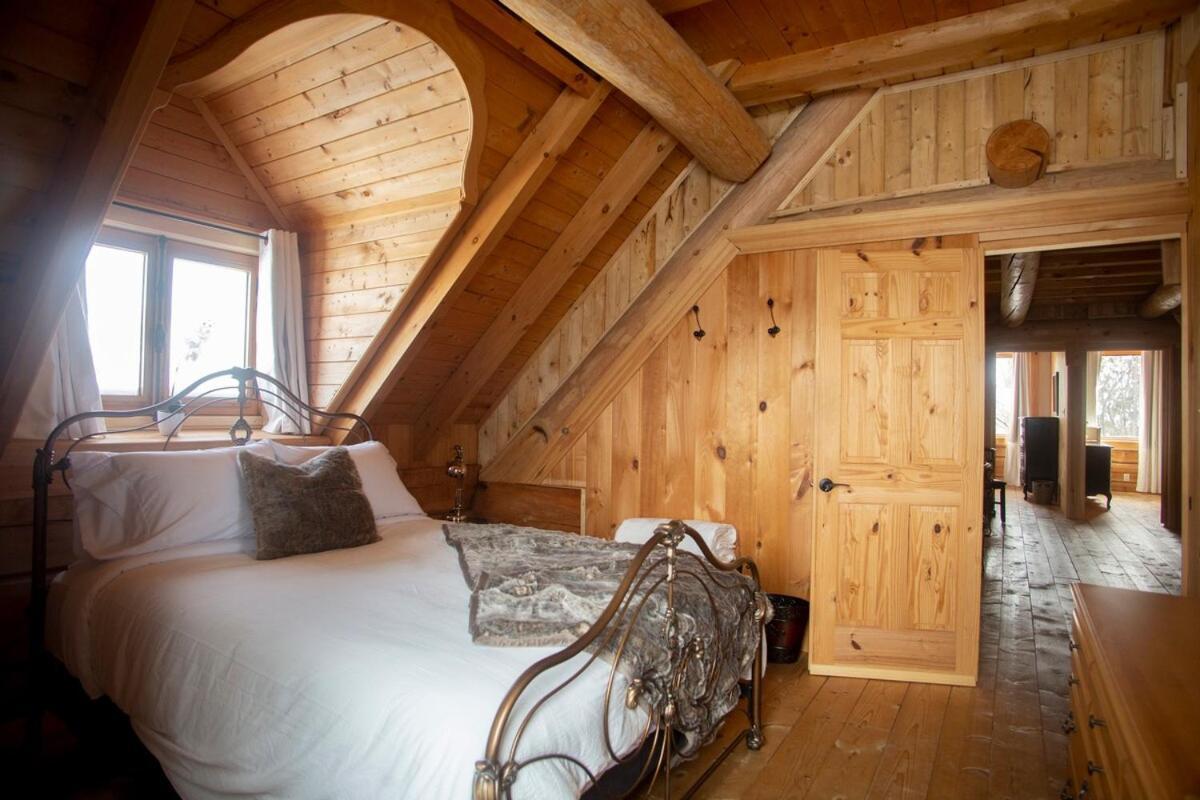 Hebergement "La Maison En Bois Rond" Sainte-Marie Bilik gambar