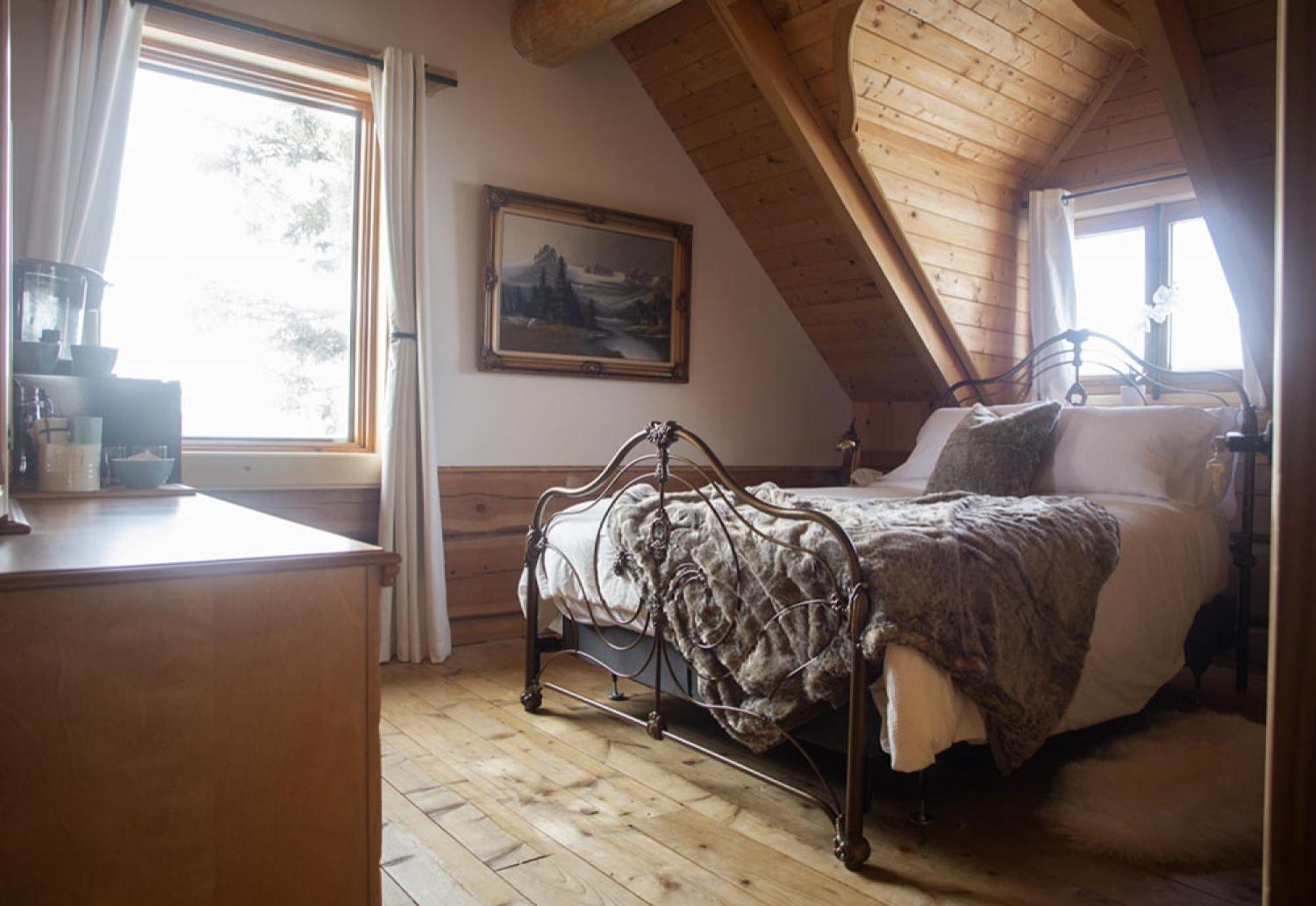 Hebergement "La Maison En Bois Rond" Sainte-Marie Bilik gambar