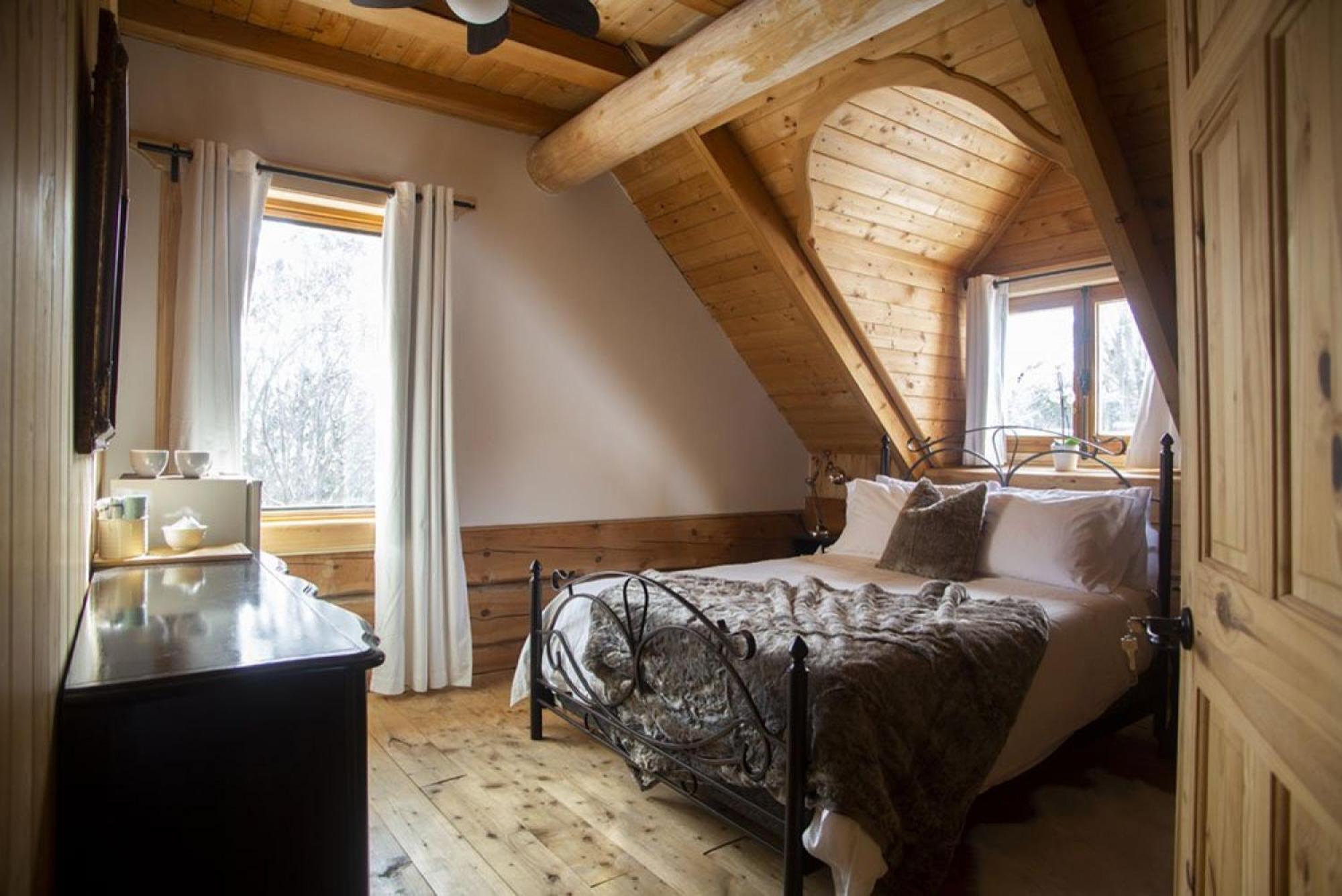 Hebergement "La Maison En Bois Rond" Sainte-Marie Bilik gambar
